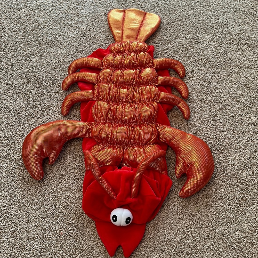 NWOT - lobster dog costume - size Large